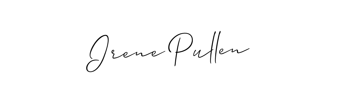 Design your own signature with our free online signature maker. With this signature software, you can create a handwritten (Allison_Script) signature for name Irene Pullen. Irene Pullen signature style 2 images and pictures png