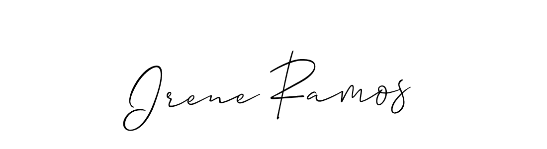 Make a short Irene Ramos signature style. Manage your documents anywhere anytime using Allison_Script. Create and add eSignatures, submit forms, share and send files easily. Irene Ramos signature style 2 images and pictures png