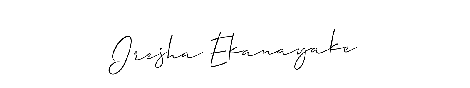 Make a beautiful signature design for name Iresha Ekanayake. Use this online signature maker to create a handwritten signature for free. Iresha Ekanayake signature style 2 images and pictures png