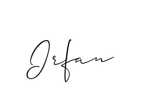 Best and Professional Signature Style for Irfan. Allison_Script Best Signature Style Collection. Irfan signature style 2 images and pictures png