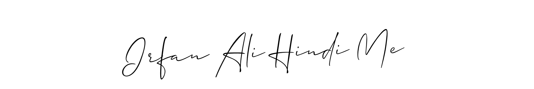 Here are the top 10 professional signature styles for the name Irfan Ali Hindi Me. These are the best autograph styles you can use for your name. Irfan Ali Hindi Me signature style 2 images and pictures png