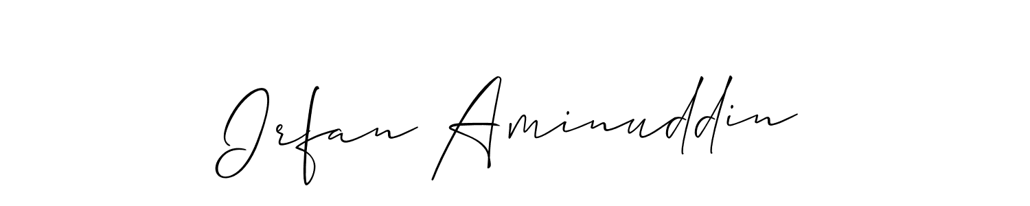 Best and Professional Signature Style for Irfan Aminuddin. Allison_Script Best Signature Style Collection. Irfan Aminuddin signature style 2 images and pictures png