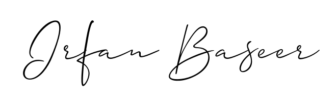 Personalize your online presence with Irfan Baseer signature rendered in elegant Allison_Script font. Great for website footers and blogs. Irfan Baseer signature style 2 images and pictures png