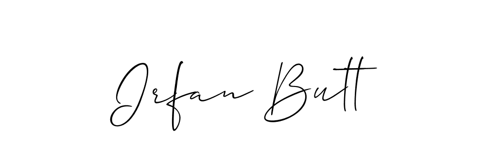 Similarly Allison_Script is the best handwritten signature design. Signature creator online .You can use it as an online autograph creator for name Irfan Butt. Irfan Butt signature style 2 images and pictures png