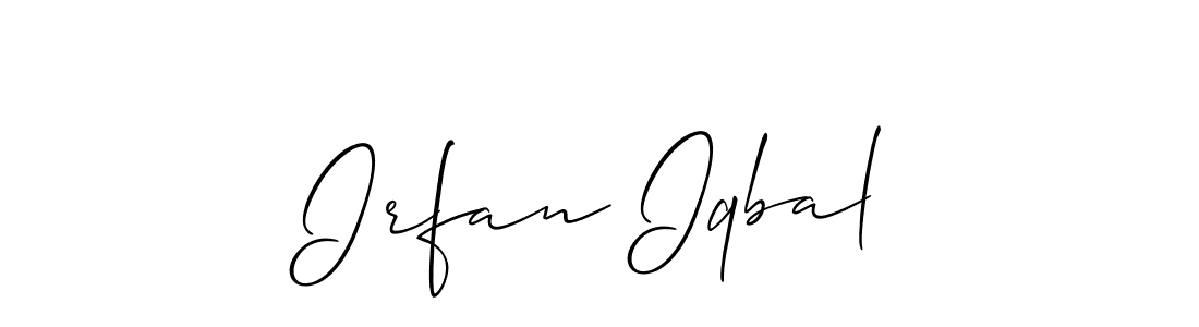 How to make Irfan Iqbal signature? Allison_Script is a professional autograph style. Create handwritten signature for Irfan Iqbal name. Irfan Iqbal signature style 2 images and pictures png