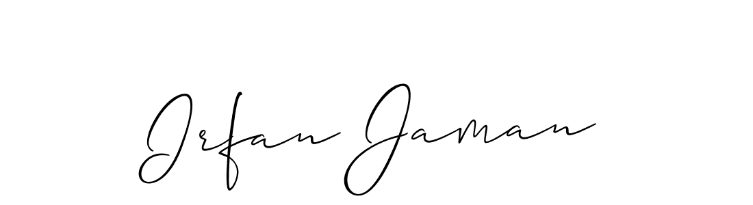 if you are searching for the best signature style for your name Irfan Jaman. so please give up your signature search. here we have designed multiple signature styles  using Allison_Script. Irfan Jaman signature style 2 images and pictures png