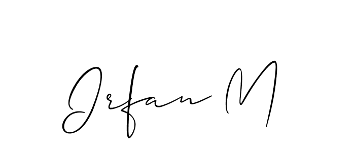 Once you've used our free online signature maker to create your best signature Allison_Script style, it's time to enjoy all of the benefits that Irfan M name signing documents. Irfan M signature style 2 images and pictures png