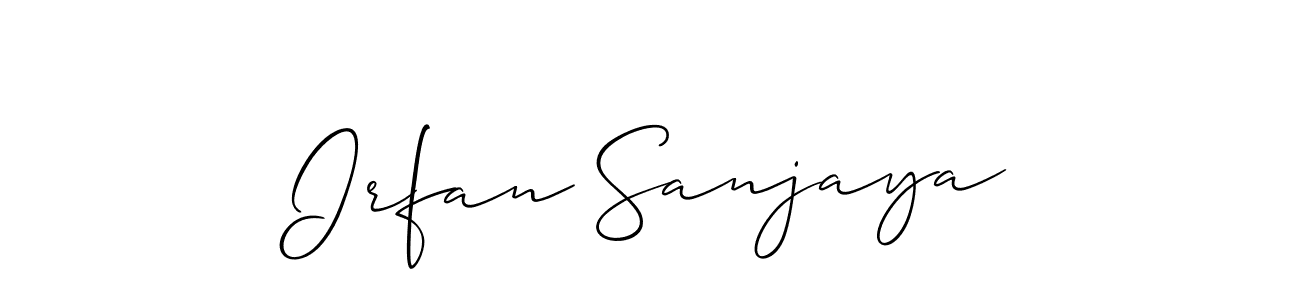 Best and Professional Signature Style for Irfan Sanjaya. Allison_Script Best Signature Style Collection. Irfan Sanjaya signature style 2 images and pictures png