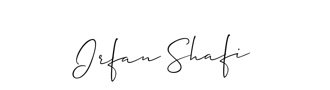 Allison_Script is a professional signature style that is perfect for those who want to add a touch of class to their signature. It is also a great choice for those who want to make their signature more unique. Get Irfan Shafi name to fancy signature for free. Irfan Shafi signature style 2 images and pictures png