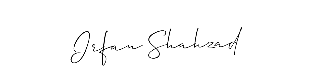 Also we have Irfan Shahzad name is the best signature style. Create professional handwritten signature collection using Allison_Script autograph style. Irfan Shahzad signature style 2 images and pictures png