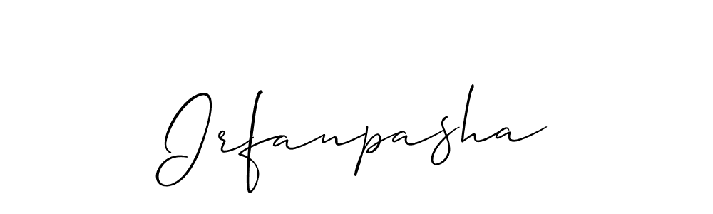 Similarly Allison_Script is the best handwritten signature design. Signature creator online .You can use it as an online autograph creator for name Irfanpasha. Irfanpasha signature style 2 images and pictures png