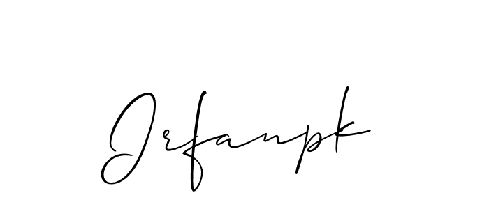 You can use this online signature creator to create a handwritten signature for the name Irfanpk. This is the best online autograph maker. Irfanpk signature style 2 images and pictures png