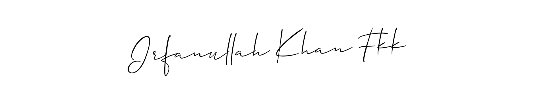 This is the best signature style for the Irfanullah Khan Fkk name. Also you like these signature font (Allison_Script). Mix name signature. Irfanullah Khan Fkk signature style 2 images and pictures png