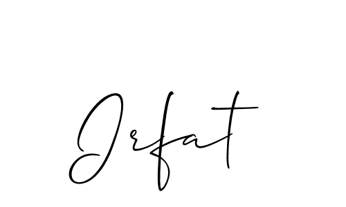 It looks lik you need a new signature style for name Irfat. Design unique handwritten (Allison_Script) signature with our free signature maker in just a few clicks. Irfat signature style 2 images and pictures png