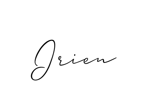 Here are the top 10 professional signature styles for the name Irien. These are the best autograph styles you can use for your name. Irien signature style 2 images and pictures png