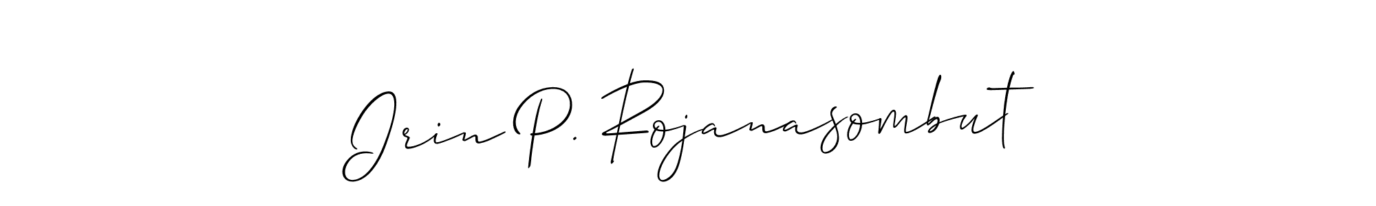 Best and Professional Signature Style for Irin P. Rojanasombut. Allison_Script Best Signature Style Collection. Irin P. Rojanasombut signature style 2 images and pictures png