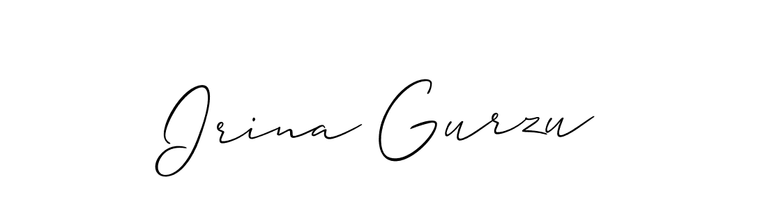 Make a beautiful signature design for name Irina Gurzu. Use this online signature maker to create a handwritten signature for free. Irina Gurzu signature style 2 images and pictures png