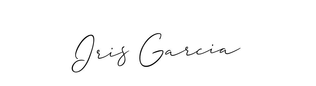 How to Draw Iris Garcia signature style? Allison_Script is a latest design signature styles for name Iris Garcia. Iris Garcia signature style 2 images and pictures png