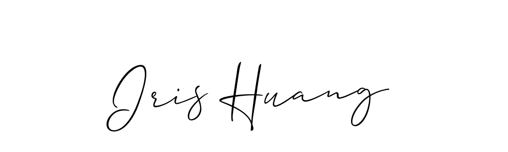 Best and Professional Signature Style for Iris Huang. Allison_Script Best Signature Style Collection. Iris Huang signature style 2 images and pictures png