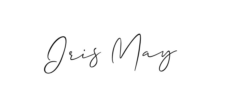 Make a beautiful signature design for name Iris May. With this signature (Allison_Script) style, you can create a handwritten signature for free. Iris May signature style 2 images and pictures png