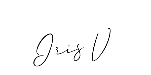 This is the best signature style for the Iris V name. Also you like these signature font (Allison_Script). Mix name signature. Iris V signature style 2 images and pictures png