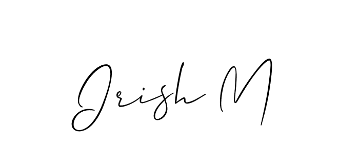 Best and Professional Signature Style for Irish M. Allison_Script Best Signature Style Collection. Irish M signature style 2 images and pictures png