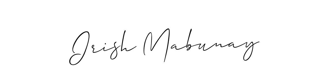 Also we have Irish Mabunay name is the best signature style. Create professional handwritten signature collection using Allison_Script autograph style. Irish Mabunay signature style 2 images and pictures png