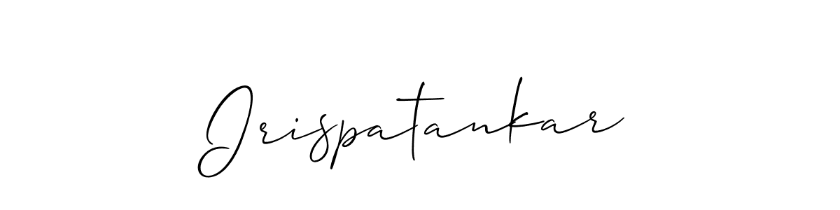 Best and Professional Signature Style for Irispatankar. Allison_Script Best Signature Style Collection. Irispatankar signature style 2 images and pictures png