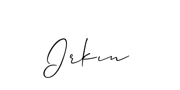 Irkın stylish signature style. Best Handwritten Sign (Allison_Script) for my name. Handwritten Signature Collection Ideas for my name Irkın. Irkın signature style 2 images and pictures png