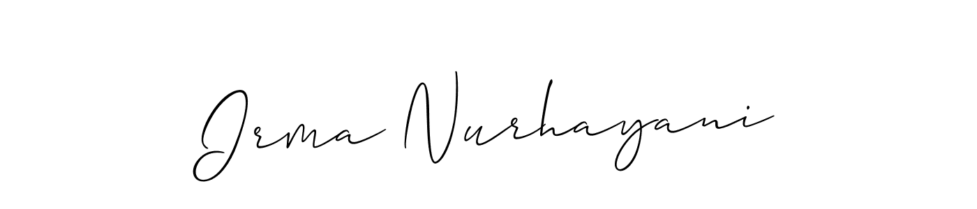 Here are the top 10 professional signature styles for the name Irma Nurhayani. These are the best autograph styles you can use for your name. Irma Nurhayani signature style 2 images and pictures png