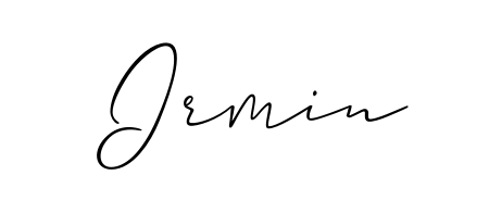Stand out with a creative autograph for Irmin. The Allison_Script styling blends modern aesthetics with classic signature flourishes. Irmin signature style 2 images and pictures png