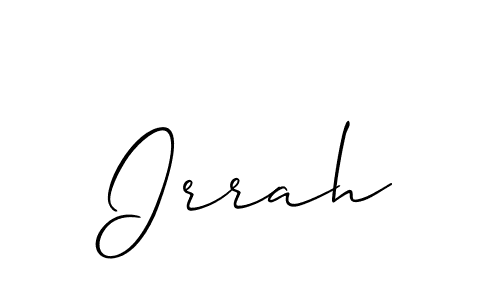 This is the best signature style for the Irrah name. Also you like these signature font (Allison_Script). Mix name signature. Irrah signature style 2 images and pictures png