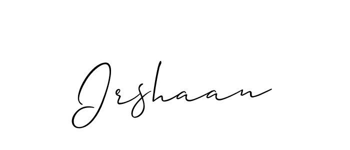 It looks lik you need a new signature style for name Irshaan. Design unique handwritten (Allison_Script) signature with our free signature maker in just a few clicks. Irshaan signature style 2 images and pictures png