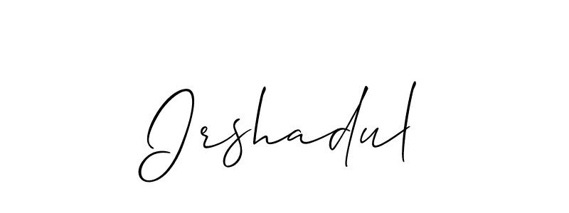 You can use this online signature creator to create a handwritten signature for the name Irshadul. This is the best online autograph maker. Irshadul signature style 2 images and pictures png