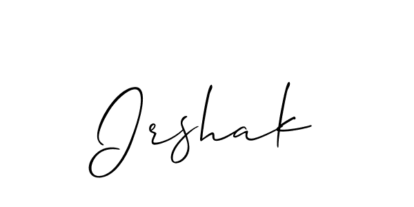 Check out images of Autograph of Irshak name. Actor Irshak Signature Style. Allison_Script is a professional sign style online. Irshak signature style 2 images and pictures png