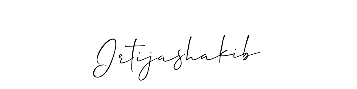 Make a beautiful signature design for name Irtijashakib. Use this online signature maker to create a handwritten signature for free. Irtijashakib signature style 2 images and pictures png