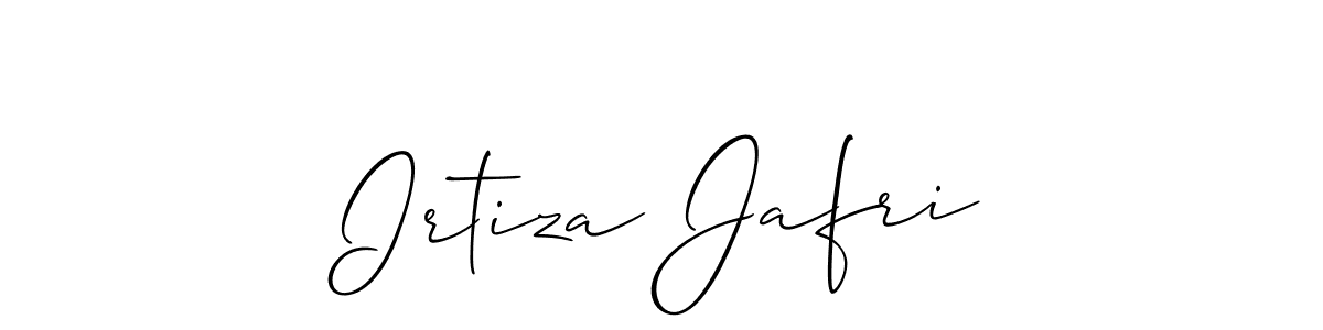 Irtiza Jafri stylish signature style. Best Handwritten Sign (Allison_Script) for my name. Handwritten Signature Collection Ideas for my name Irtiza Jafri. Irtiza Jafri signature style 2 images and pictures png