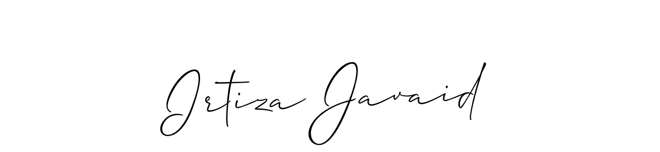 Similarly Allison_Script is the best handwritten signature design. Signature creator online .You can use it as an online autograph creator for name Irtiza Javaid. Irtiza Javaid signature style 2 images and pictures png