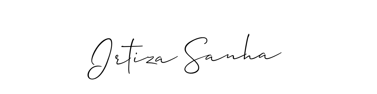 Make a beautiful signature design for name Irtiza Sanha. Use this online signature maker to create a handwritten signature for free. Irtiza Sanha signature style 2 images and pictures png