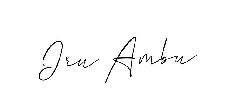 Here are the top 10 professional signature styles for the name Iru Ambu. These are the best autograph styles you can use for your name. Iru Ambu signature style 2 images and pictures png