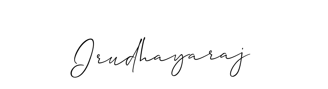 Best and Professional Signature Style for Irudhayaraj. Allison_Script Best Signature Style Collection. Irudhayaraj signature style 2 images and pictures png