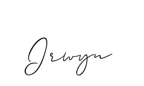 Also we have Irwyn name is the best signature style. Create professional handwritten signature collection using Allison_Script autograph style. Irwyn signature style 2 images and pictures png