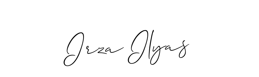 How to make Irza Ilyas signature? Allison_Script is a professional autograph style. Create handwritten signature for Irza Ilyas name. Irza Ilyas signature style 2 images and pictures png