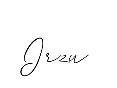 Once you've used our free online signature maker to create your best signature Allison_Script style, it's time to enjoy all of the benefits that Irzu name signing documents. Irzu signature style 2 images and pictures png