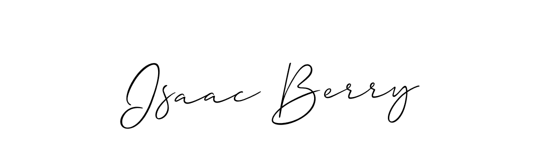 Also we have Isaac Berry name is the best signature style. Create professional handwritten signature collection using Allison_Script autograph style. Isaac Berry signature style 2 images and pictures png