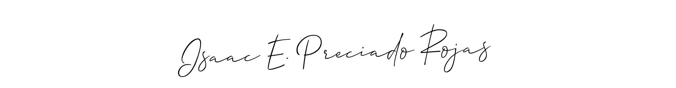 How to Draw Isaac E. Preciado Rojas signature style? Allison_Script is a latest design signature styles for name Isaac E. Preciado Rojas. Isaac E. Preciado Rojas signature style 2 images and pictures png
