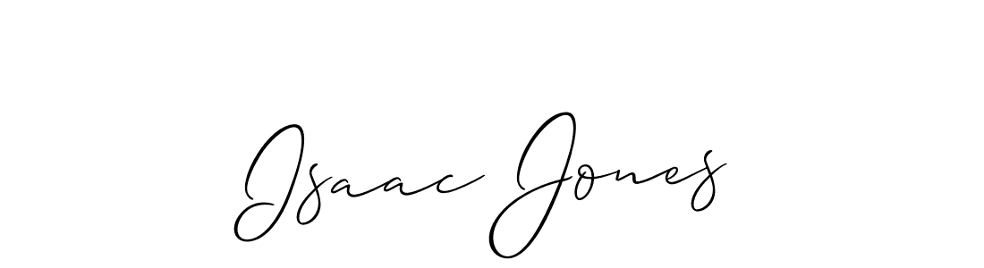 Design your own signature with our free online signature maker. With this signature software, you can create a handwritten (Allison_Script) signature for name Isaac Jones. Isaac Jones signature style 2 images and pictures png