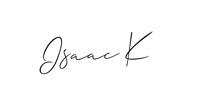 Here are the top 10 professional signature styles for the name Isaac K. These are the best autograph styles you can use for your name. Isaac K signature style 2 images and pictures png