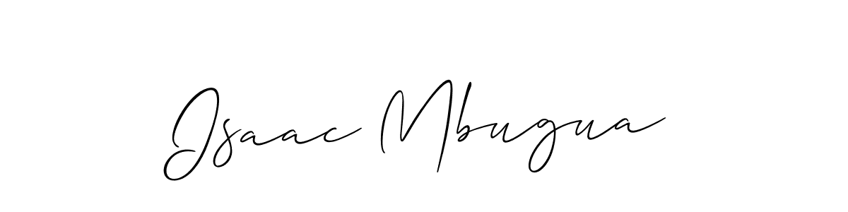 Also You can easily find your signature by using the search form. We will create Isaac Mbugua name handwritten signature images for you free of cost using Allison_Script sign style. Isaac Mbugua signature style 2 images and pictures png