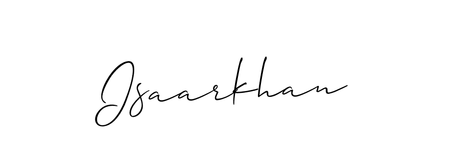 Make a short Isaarkhan signature style. Manage your documents anywhere anytime using Allison_Script. Create and add eSignatures, submit forms, share and send files easily. Isaarkhan signature style 2 images and pictures png
